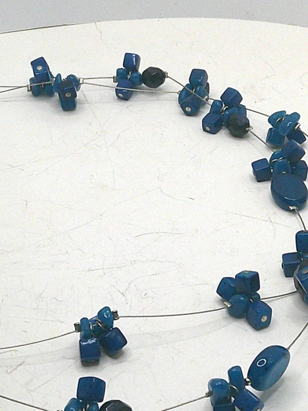 Double Strand "Invisible" Necklace - Picture 2 of 3
